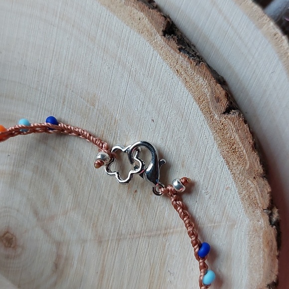 Bohemian Necklace, Bead Crocheted Handcrafted by Rust Belt Rai… - Picture 4 of 8